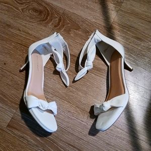 Ashley Stewart White high heels size 11